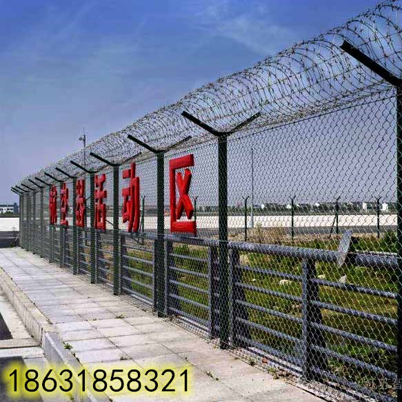 飛機(jī)場(chǎng)護(hù)欄網(wǎng)，機(jī)場(chǎng)圍界網(wǎng)，鋼筋網(wǎng)圍界